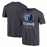 Men's Memphis Grizzlies Distressed Team Logo D.Gray T-Shirt FengYun,baseball caps,new era cap wholesale,wholesale hats